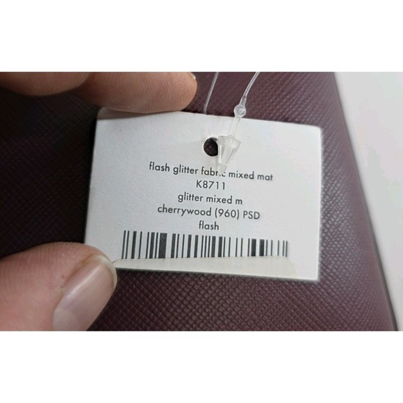 Kate Spade Flash Glitter Crossbody Bag Cherrywood NWT K8711 - Picture 4 of 9